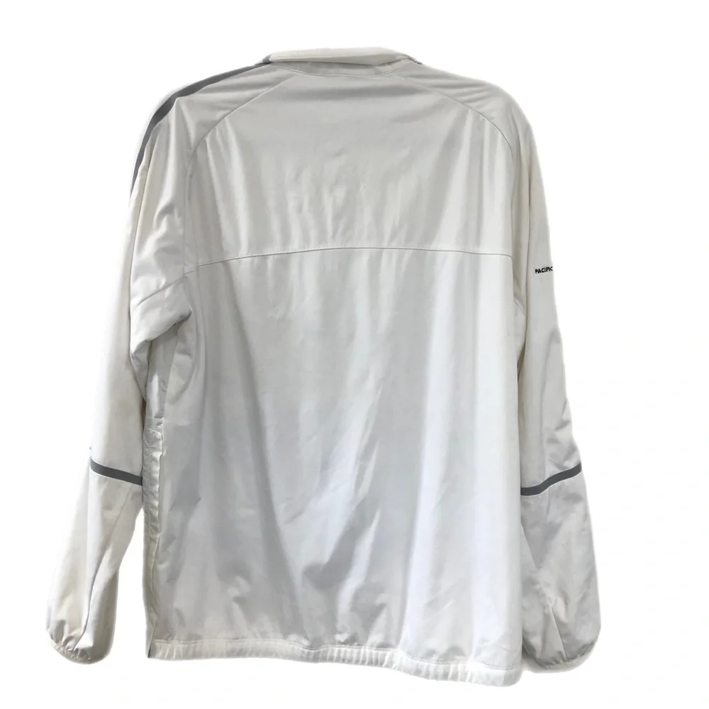 Nike White Golf Men's 1/2 Zip Pullover Jacket Windbreaker - Picture 2 of 11